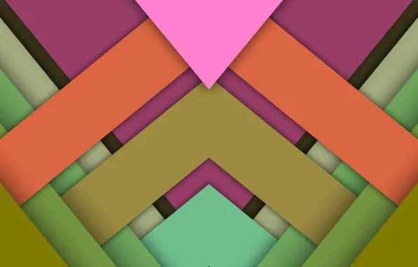 Strip, triangles, shadows, layers