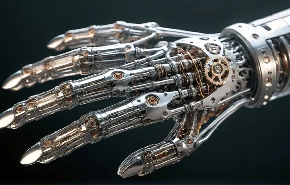 Robot, hand, 3D graphics