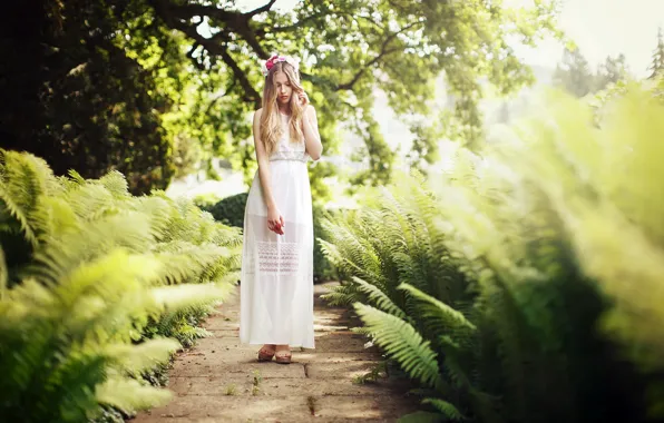 Picture summer, girl, Barbora