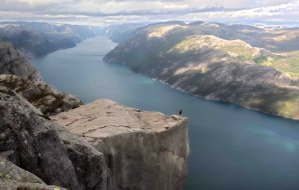 Picture nature, norway, peninsula, nordic, scandinavian, preikestolen