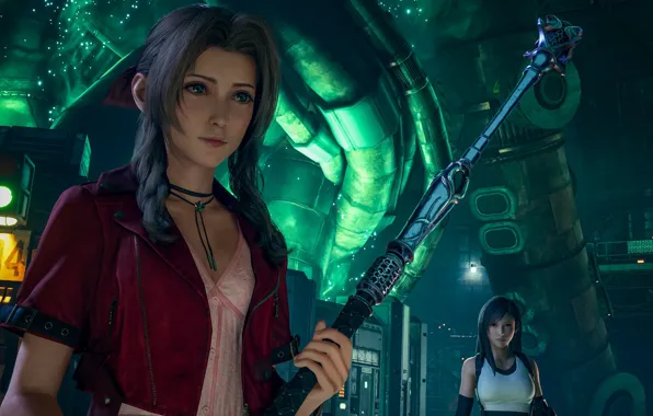 Girls, Tifa Lockhart, Aerith Gainsborough, Final Fantasy VII Remake