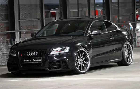 Street, black, the building, Senner Tuning, Audi RS5