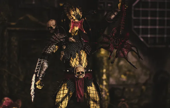 Face, toy, predator, mouth, figurine, Predator, thing