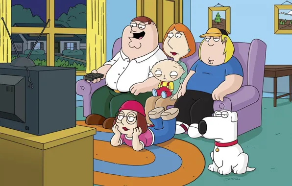 Picture cartoon, TV, family, family guy, family guy