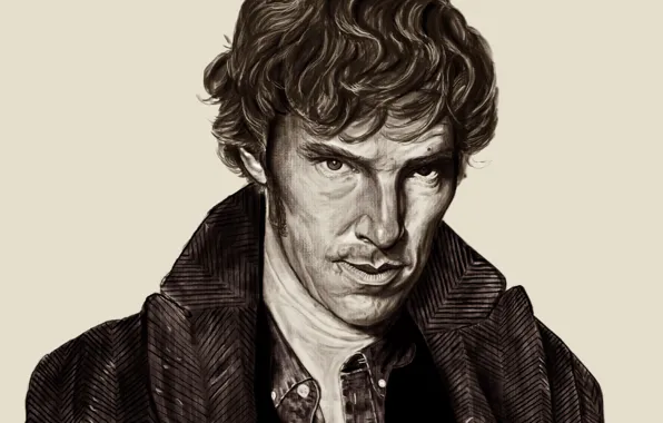 Art, Benedict Cumberbatch, Sherlock, Sherlock BBC, Sherlock Holmes, by bilou020285