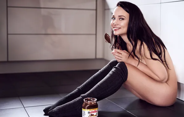 Joy, pose, mood, model, naked, the sweetness, makeup, figure