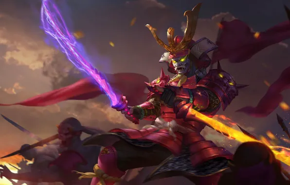 The game, samurai, King of Glory