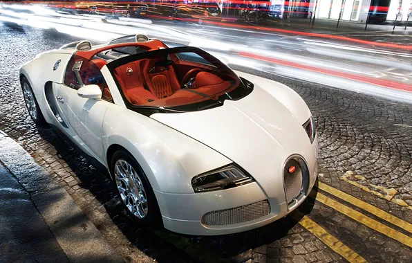Picture Night, Supercars, Bugatti Veyron Grand Sport, The most expensive car