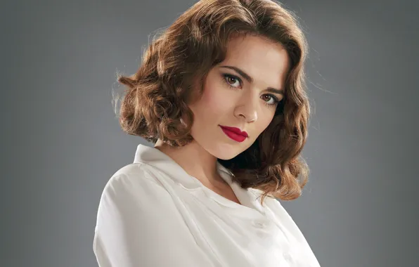 Retro, actress, brunette, The first avenger, Hayley Atwell, Hayley Atwell, Captain America: The First Avenger, …