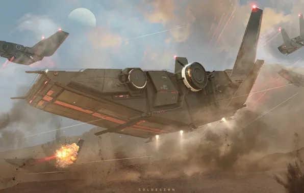 Orca Rop Trap Wallpaper fire, transport, ship, explosions, orca troop carrier and ...
