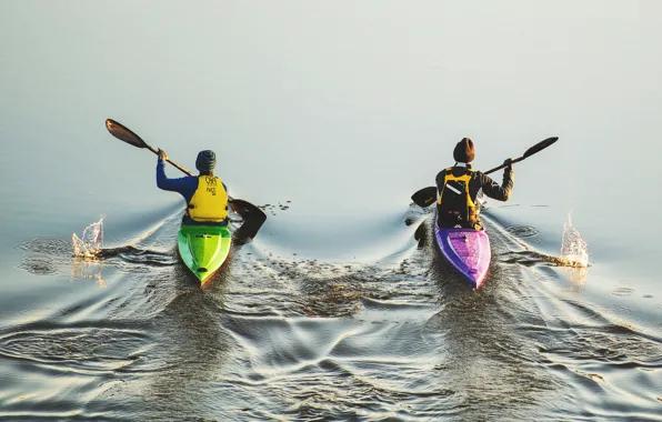 Water, sport, rowing