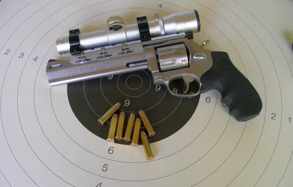 Cartridges, revolver, target, optical sight, revolver, Taurus, 357 Magnum