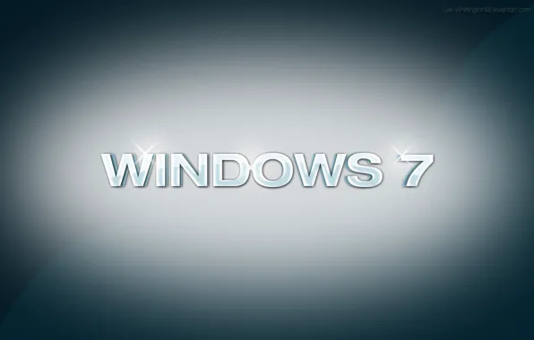 Picture the inscription, Windows 7, art, Hi-Tech