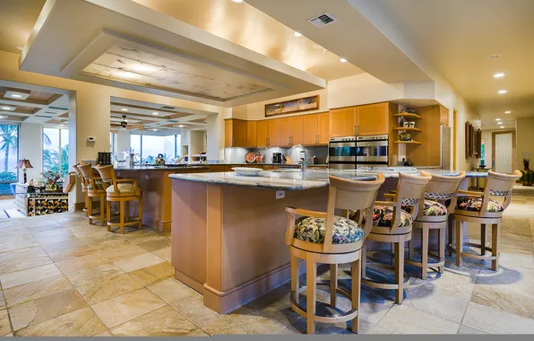Picture home, luxury, hawaii, kitchen, maui