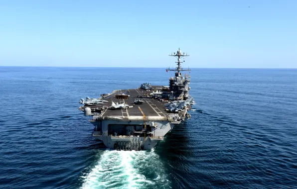 Picture the carrier, American, willingness to fly, Gulf of Oman, (CVN 75), «Harry S. Truman»