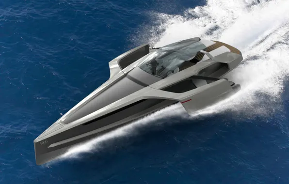 Water, Audi, Audi, Yacht, the concept, Design Concept, Trimaran