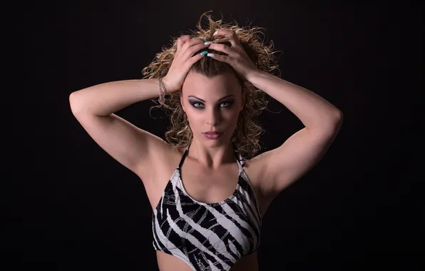 Girl, pose, background