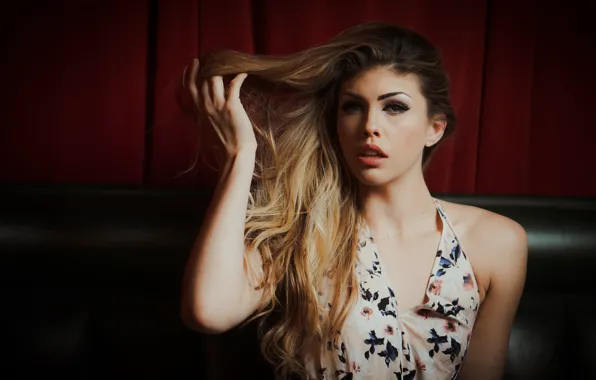 Picture face, model, hair, beauty