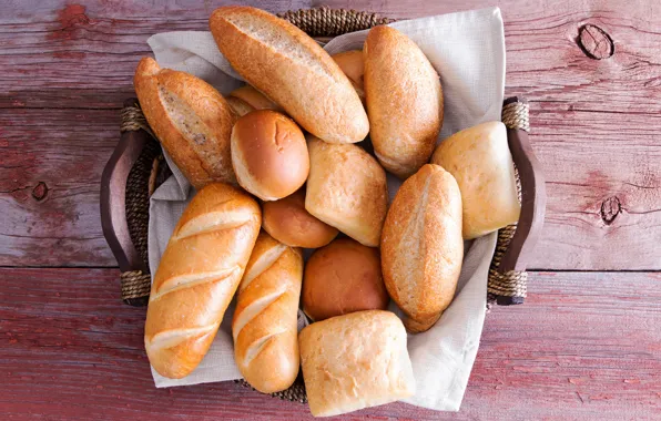 Table, background, Board, bread, muffin, cakes, buns