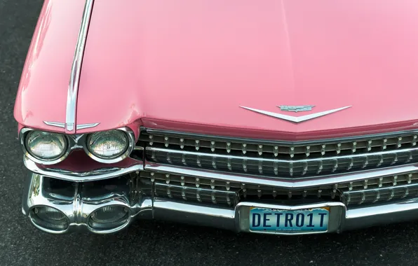 Retro, the hood, convertible, 1959, Cadillac Convertible