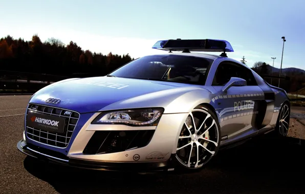 The sky, Audi, audi, tuning, police, concept, the concept, police