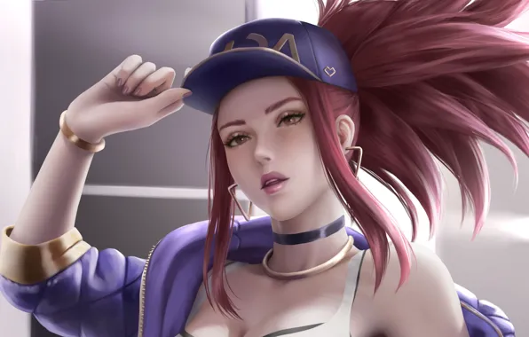 Art, Akali, League of Legends, LoL