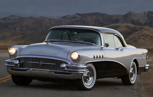 Mountains, tuning, Buick, classic, tuning, the front, 1955, Buick