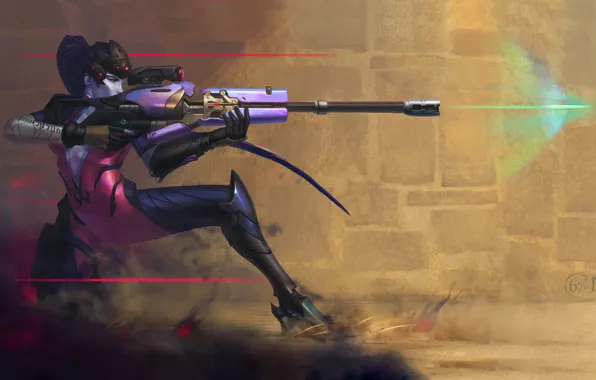 Figure, The game, Blizzard, Art, Art, Sniper, Game, Amelie