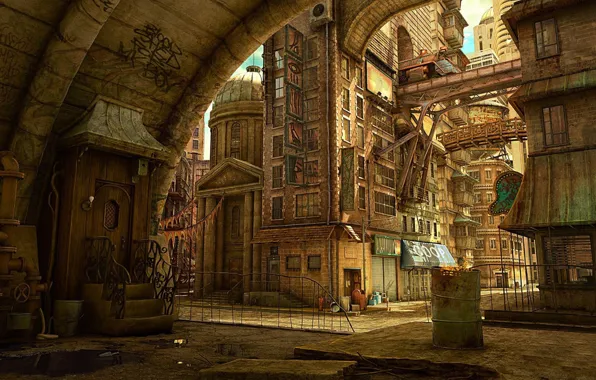 Picture the game, Machinarium, location, quest, roads, Machinarium