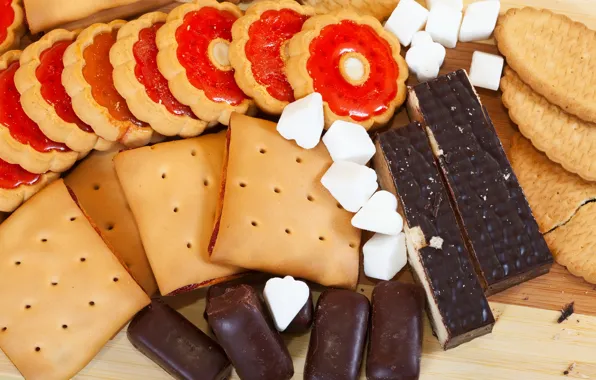 Picture cookies, candy, cakes, yummy