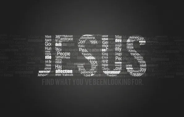 Picture Jesus, Words, Words, Jesus