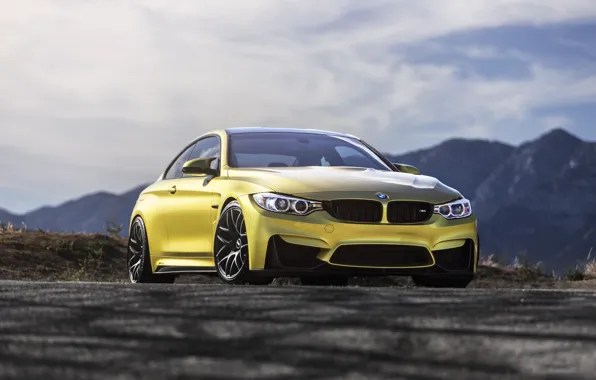 BMW, Austin, Yellow, F82, M4