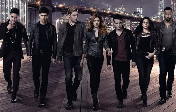 Wallpaper look actors the series go Movies Shadowhunters