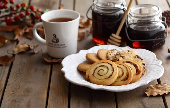 Picture tea, cookies, treat