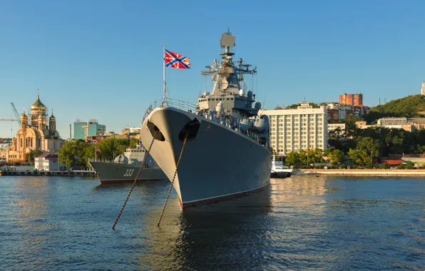 Pier, cruiser, Vladivostok, the Vikings