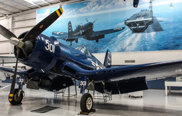 Fighter, Corsair, F4U, "Le Corsaire"