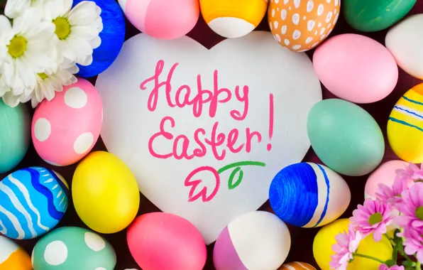 Flowers, eggs, Easter