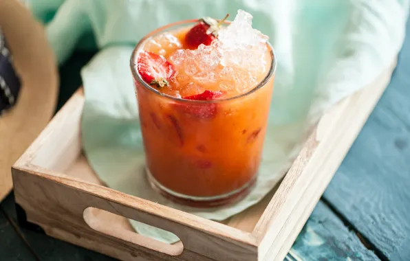 Picture ice, cold, drink, fruit, delicious