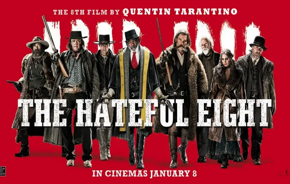 Picture Tarantino, The Hateful Eight, Disgusting eight