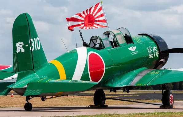 Fighter, Japanese, deck, Zero