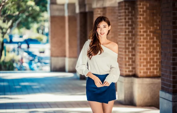 Picture summer, girl, smile, Asian