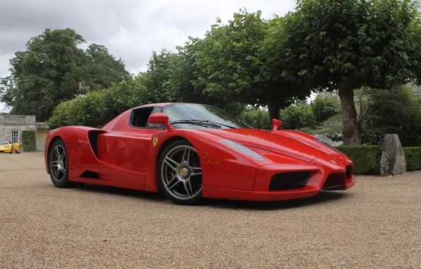 Picture Ferrari, red, supercar, Enzo