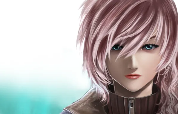 Picture girl, face, art, Final fantasy XIII