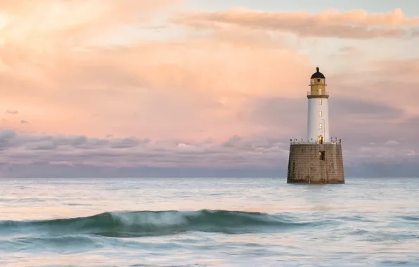 Wallpaper Scotland, United Kingdom, Rattray Head Lighthouse, Old ...