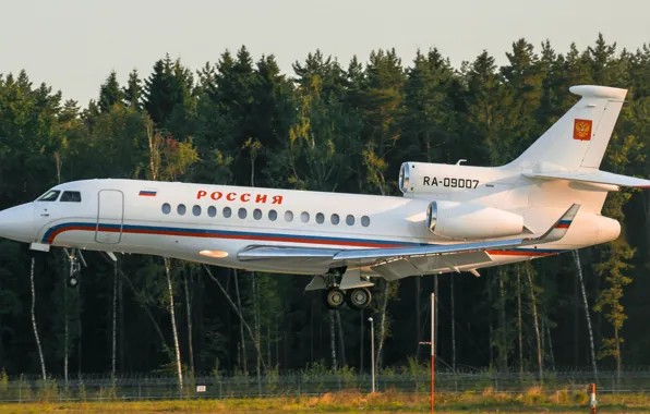 The plane, the airfield, the rise, air force Russia