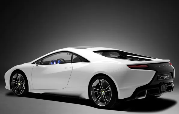 Picture Concept, Lotus, white, the rear part, Esprit
