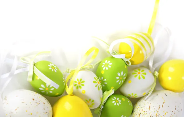 Eggs, Easter, painted, eggs, easter