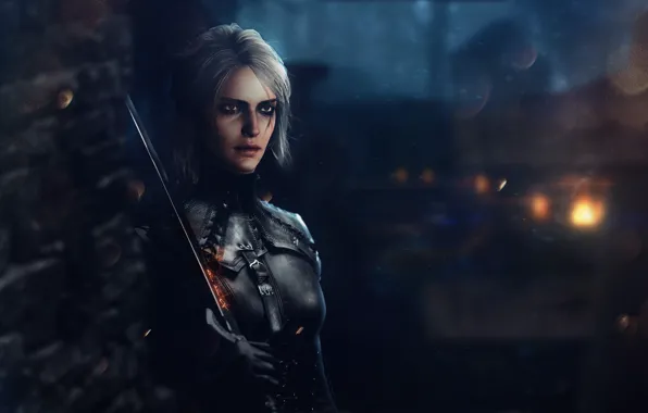 Picture Girl, Fantasy, Art, The Witcher, The Witcher, Witcher, Fanart, Ciri
