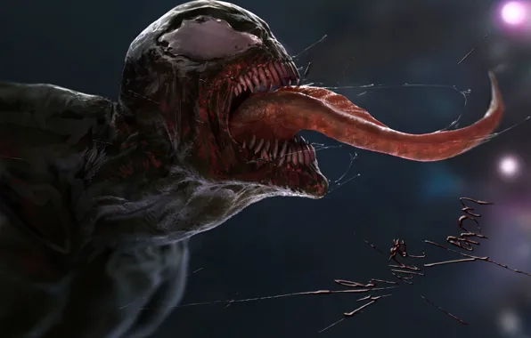 Language, art, mouth, Venom, Venom, symbiote