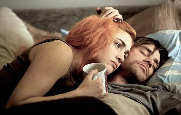 Picture the film, Jim Carrey, Eternal sunshine of the spotless mind